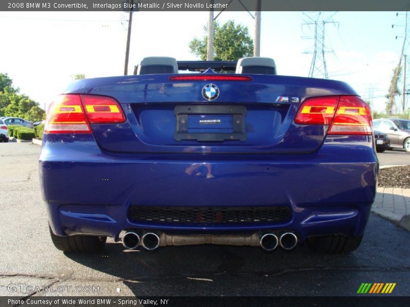 Interlagos Blue Metallic / Silver Novillo Leather 2008 BMW M3 Convertible