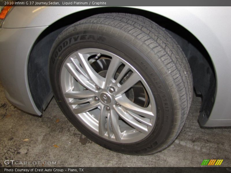 Liquid Platinum / Graphite 2010 Infiniti G 37 Journey Sedan