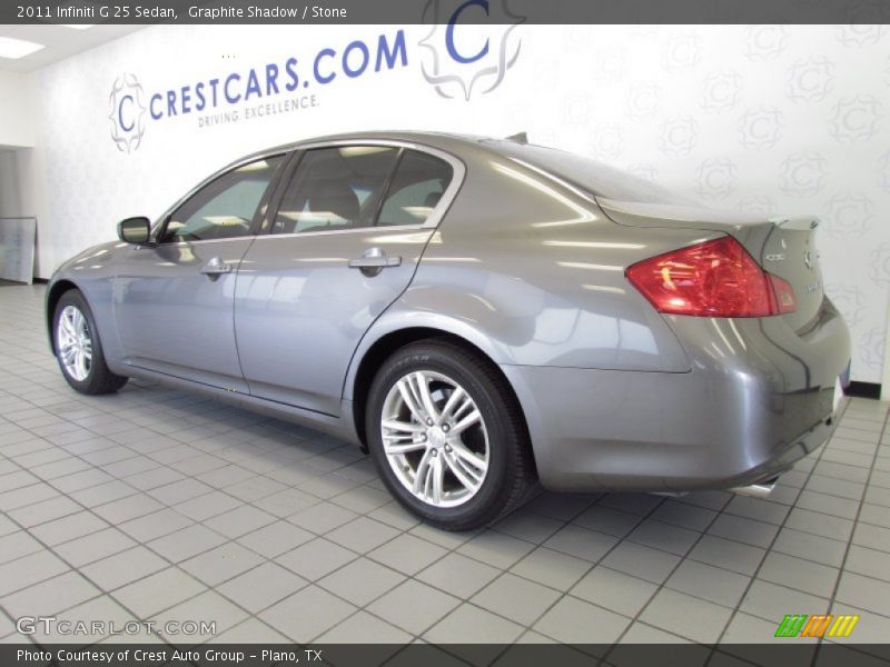 Graphite Shadow / Stone 2011 Infiniti G 25 Sedan