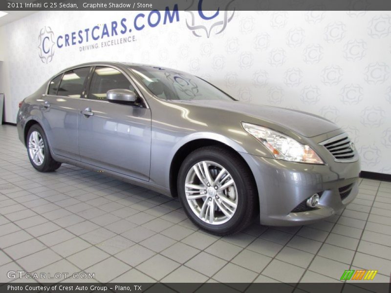 Graphite Shadow / Stone 2011 Infiniti G 25 Sedan