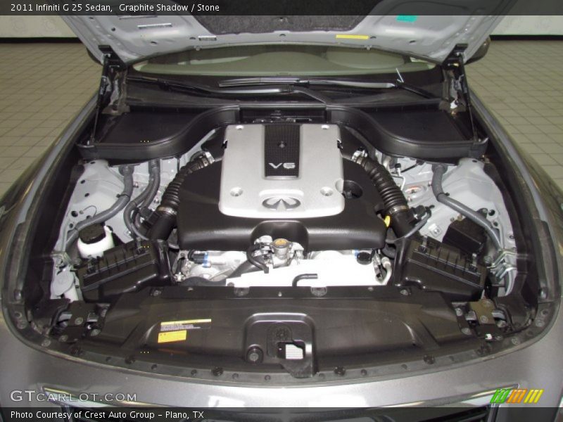  2011 G 25 Sedan Engine - 2.5 Liter DOHC 24-Valve CVTCS V6
