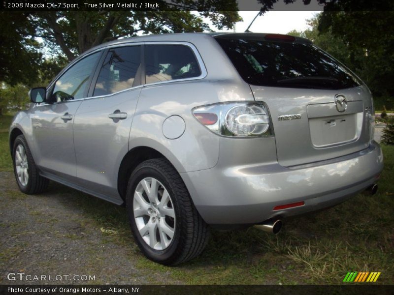 True Silver Metallic / Black 2008 Mazda CX-7 Sport