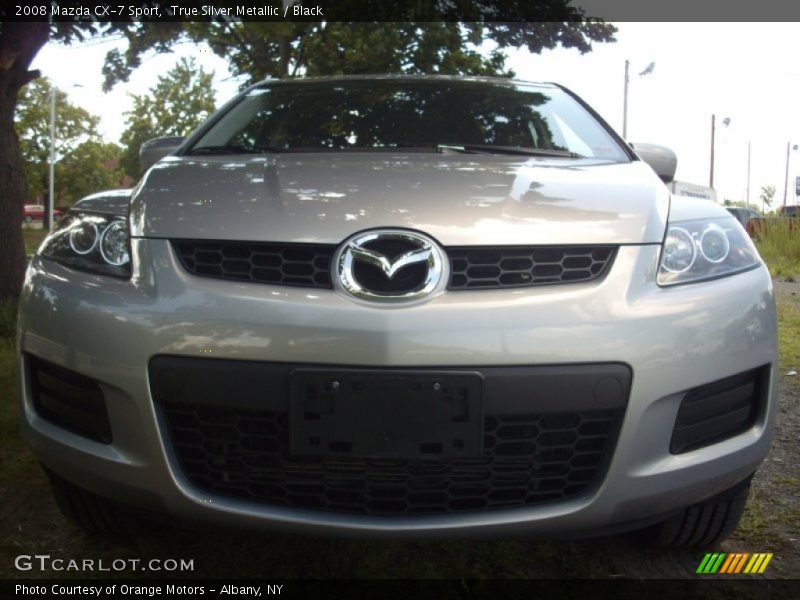 True Silver Metallic / Black 2008 Mazda CX-7 Sport
