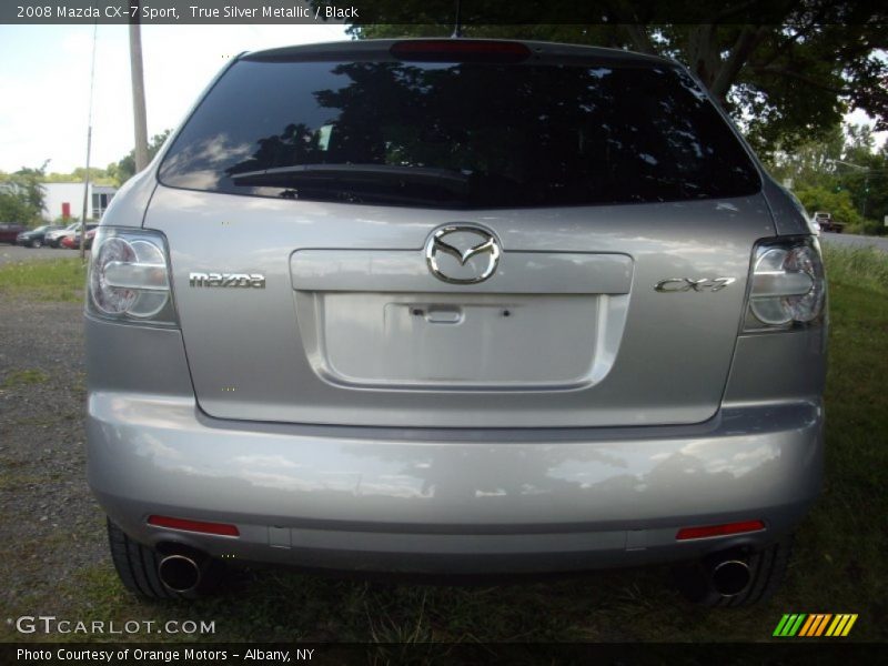 True Silver Metallic / Black 2008 Mazda CX-7 Sport