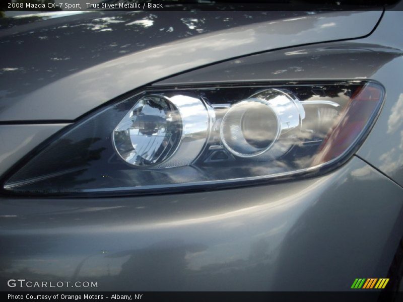 True Silver Metallic / Black 2008 Mazda CX-7 Sport