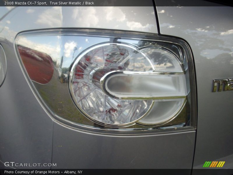 True Silver Metallic / Black 2008 Mazda CX-7 Sport