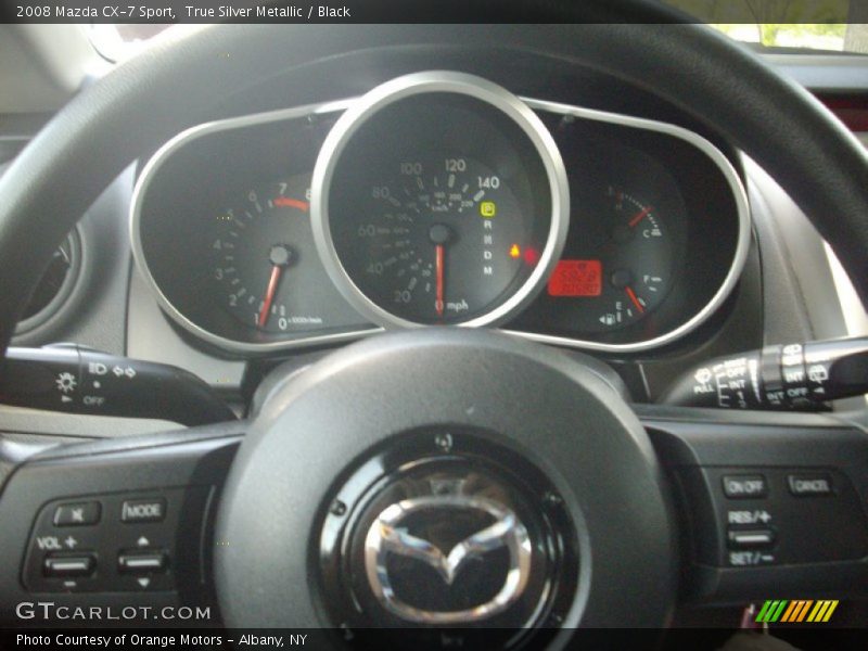 True Silver Metallic / Black 2008 Mazda CX-7 Sport