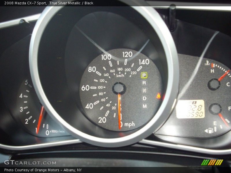 True Silver Metallic / Black 2008 Mazda CX-7 Sport