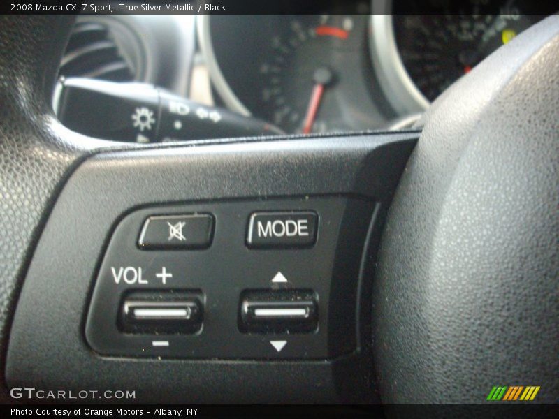 True Silver Metallic / Black 2008 Mazda CX-7 Sport