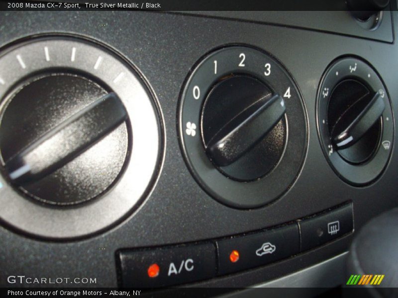 True Silver Metallic / Black 2008 Mazda CX-7 Sport