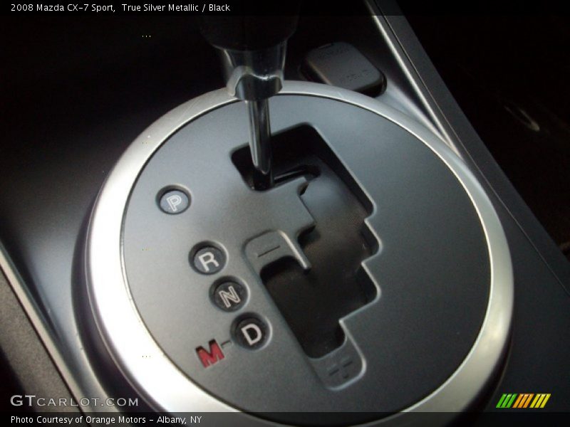 True Silver Metallic / Black 2008 Mazda CX-7 Sport
