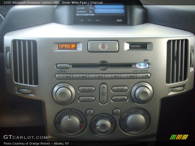 Dover White Pearl / Charcoal 2005 Mitsubishi Endeavor Limited AWD