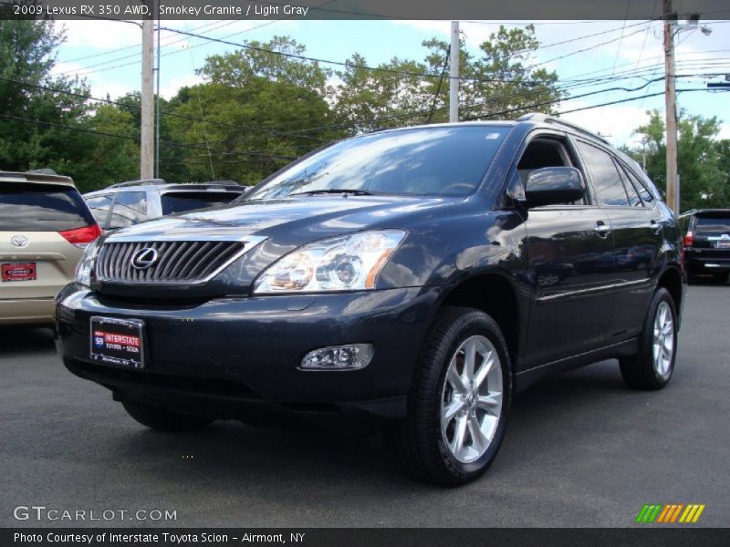 Smokey Granite / Light Gray 2009 Lexus RX 350 AWD