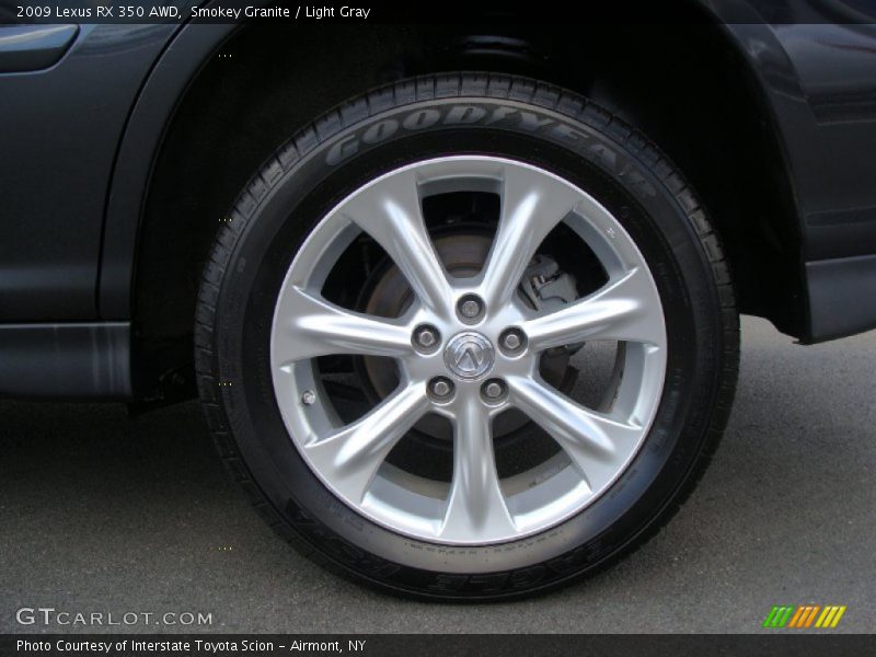 Smokey Granite / Light Gray 2009 Lexus RX 350 AWD