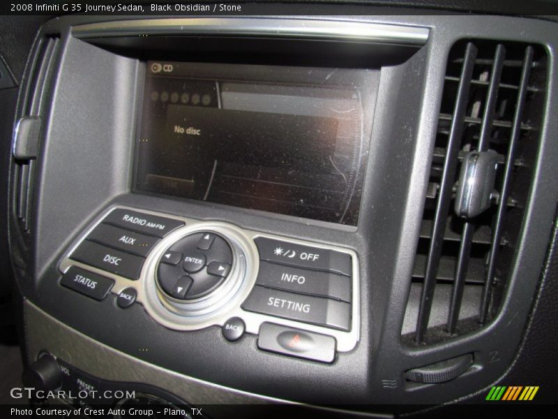 Black Obsidian / Stone 2008 Infiniti G 35 Journey Sedan