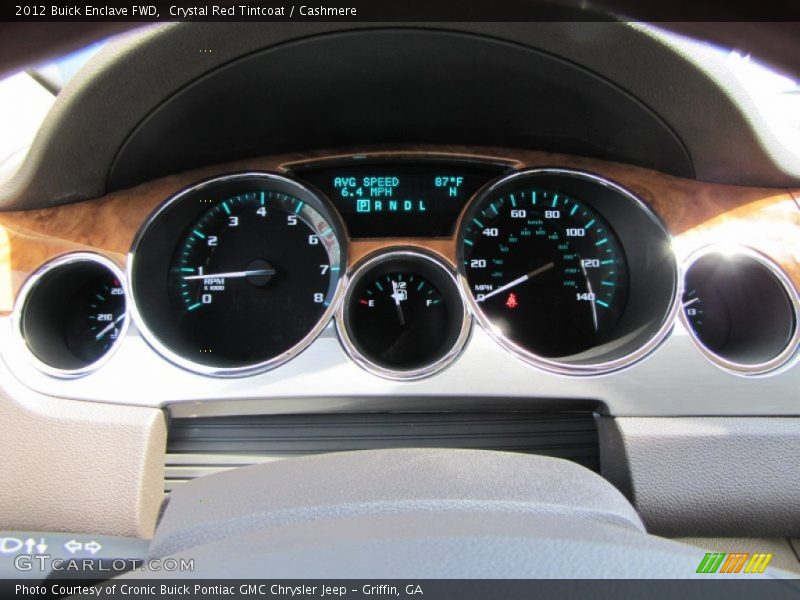 2012 Enclave FWD FWD Gauges