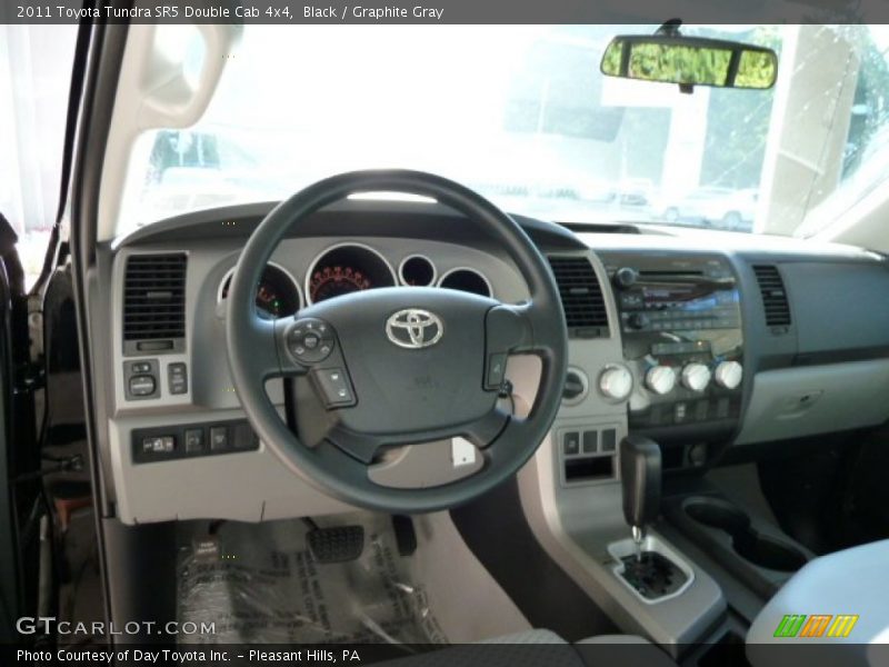 Black / Graphite Gray 2011 Toyota Tundra SR5 Double Cab 4x4