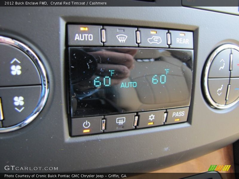 Controls of 2012 Enclave FWD