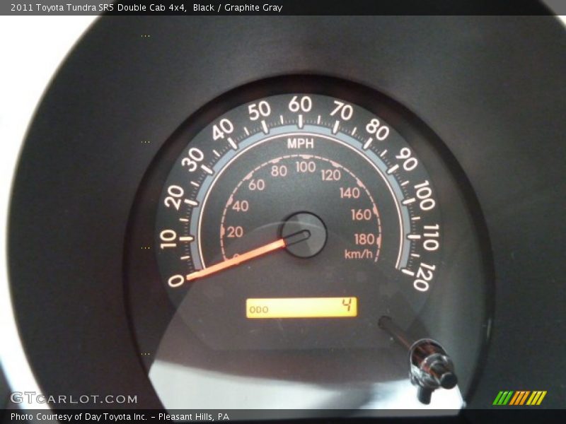 Black / Graphite Gray 2011 Toyota Tundra SR5 Double Cab 4x4