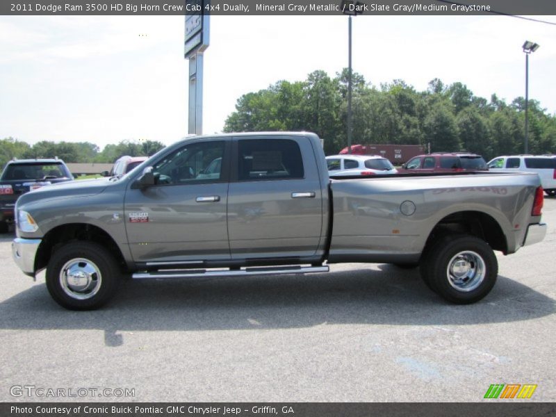 Mineral Gray Metallic / Dark Slate Gray/Medium Graystone 2011 Dodge Ram 3500 HD Big Horn Crew Cab 4x4 Dually
