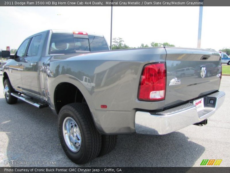 Mineral Gray Metallic / Dark Slate Gray/Medium Graystone 2011 Dodge Ram 3500 HD Big Horn Crew Cab 4x4 Dually