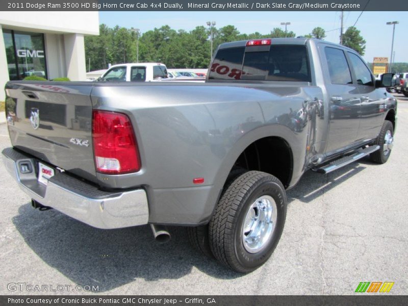 Mineral Gray Metallic / Dark Slate Gray/Medium Graystone 2011 Dodge Ram 3500 HD Big Horn Crew Cab 4x4 Dually