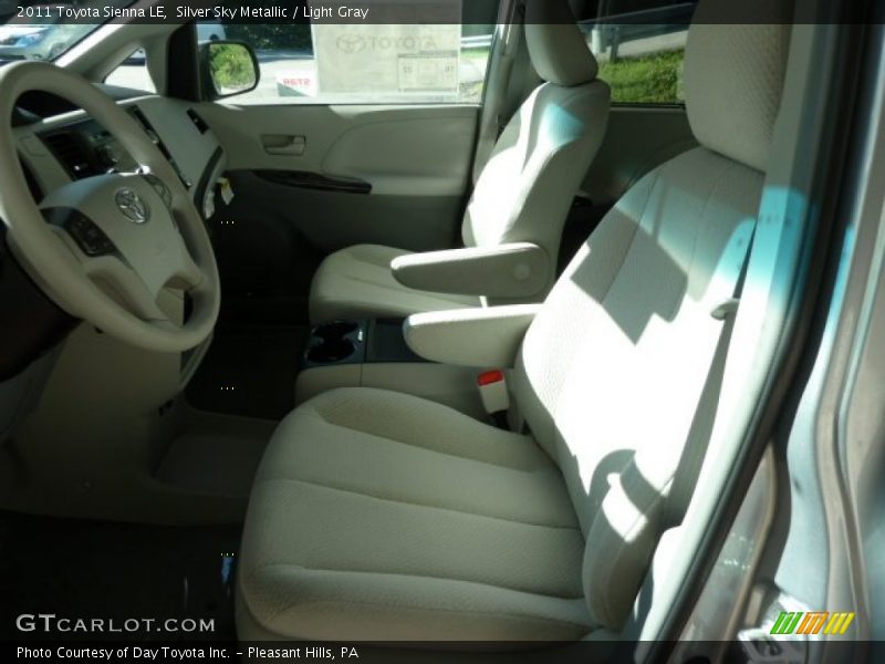 Silver Sky Metallic / Light Gray 2011 Toyota Sienna LE