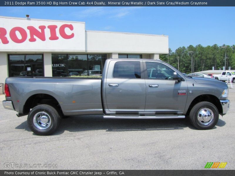Mineral Gray Metallic / Dark Slate Gray/Medium Graystone 2011 Dodge Ram 3500 HD Big Horn Crew Cab 4x4 Dually