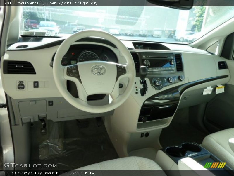 Silver Sky Metallic / Light Gray 2011 Toyota Sienna LE