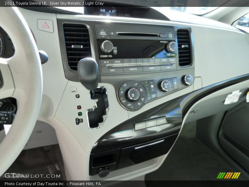 Silver Sky Metallic / Light Gray 2011 Toyota Sienna LE