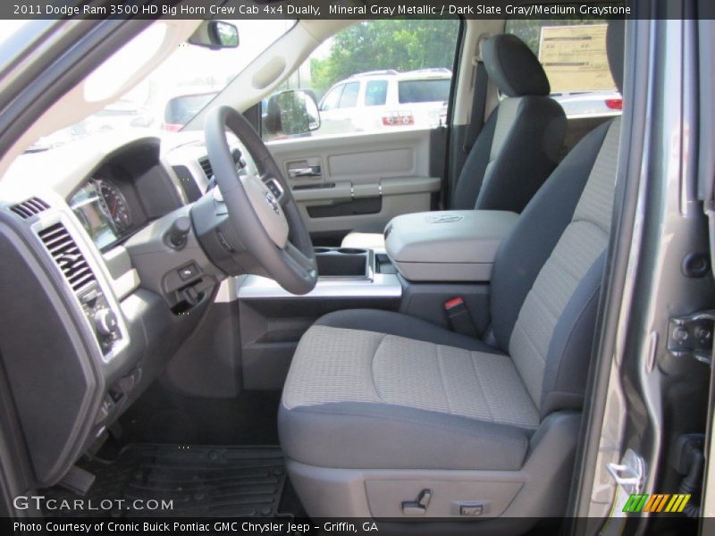 Mineral Gray Metallic / Dark Slate Gray/Medium Graystone 2011 Dodge Ram 3500 HD Big Horn Crew Cab 4x4 Dually