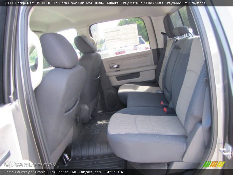 Mineral Gray Metallic / Dark Slate Gray/Medium Graystone 2011 Dodge Ram 3500 HD Big Horn Crew Cab 4x4 Dually