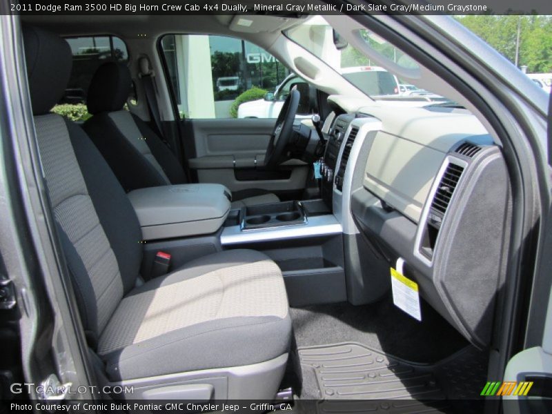 Mineral Gray Metallic / Dark Slate Gray/Medium Graystone 2011 Dodge Ram 3500 HD Big Horn Crew Cab 4x4 Dually