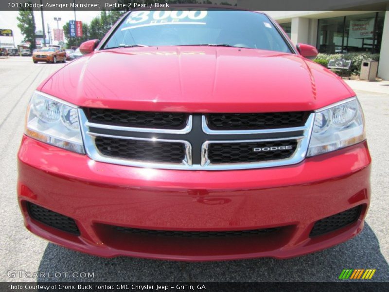 Redline 2 Pearl / Black 2011 Dodge Avenger Mainstreet