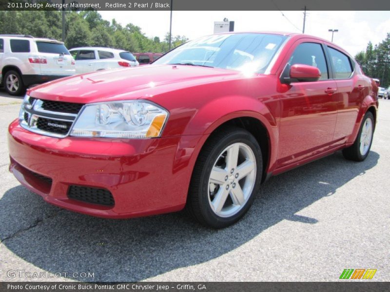 Redline 2 Pearl / Black 2011 Dodge Avenger Mainstreet