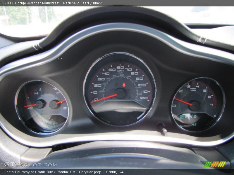Redline 2 Pearl / Black 2011 Dodge Avenger Mainstreet