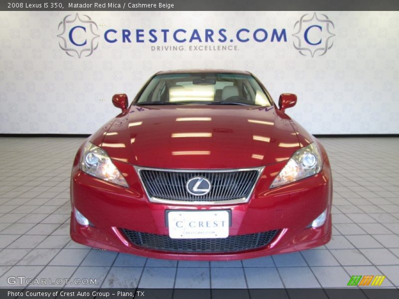 Matador Red Mica / Cashmere Beige 2008 Lexus IS 350
