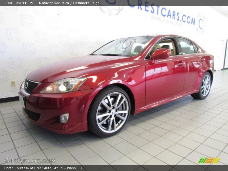 Matador Red Mica / Cashmere Beige 2008 Lexus IS 350