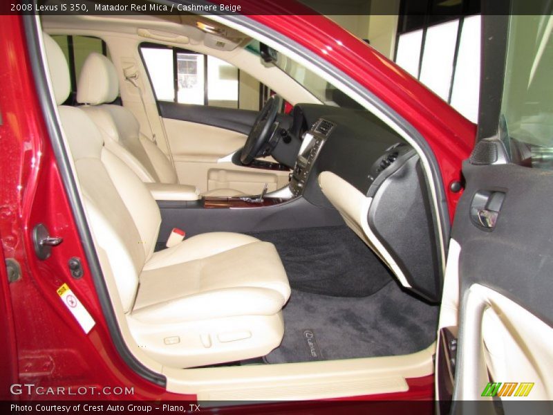 Matador Red Mica / Cashmere Beige 2008 Lexus IS 350
