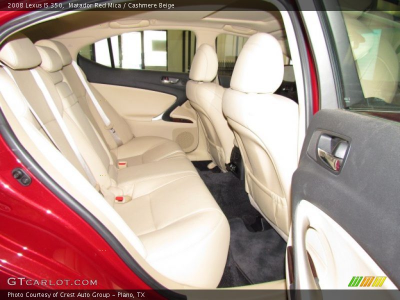 Matador Red Mica / Cashmere Beige 2008 Lexus IS 350