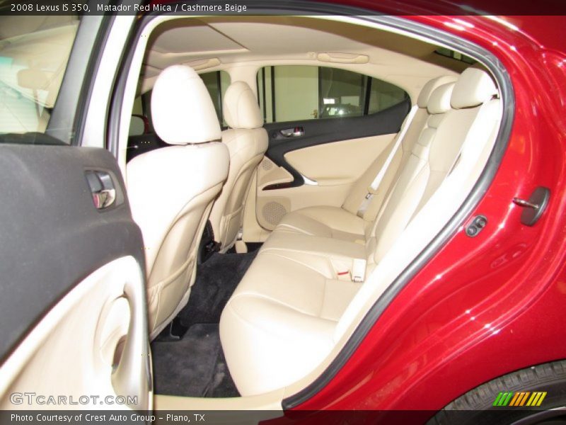 Matador Red Mica / Cashmere Beige 2008 Lexus IS 350
