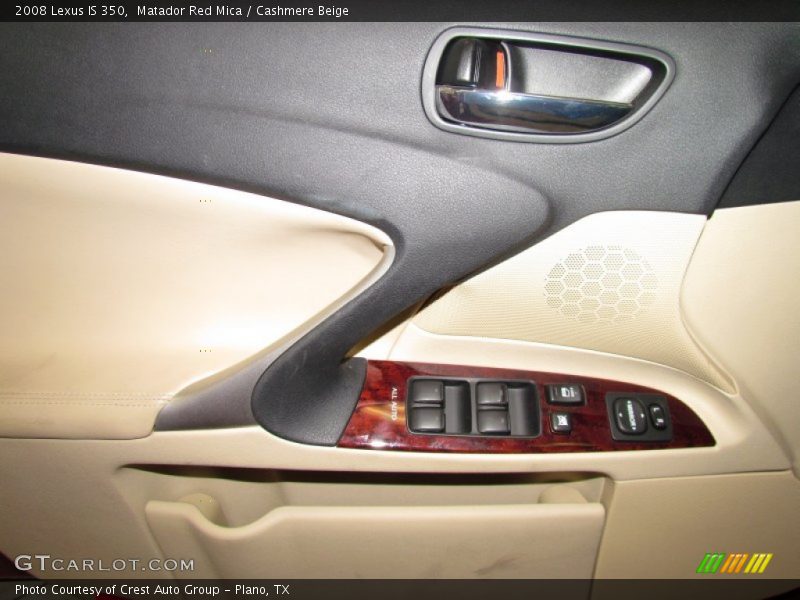 Matador Red Mica / Cashmere Beige 2008 Lexus IS 350