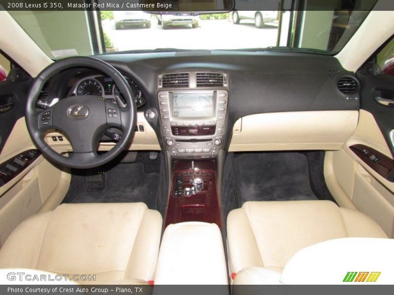 Matador Red Mica / Cashmere Beige 2008 Lexus IS 350
