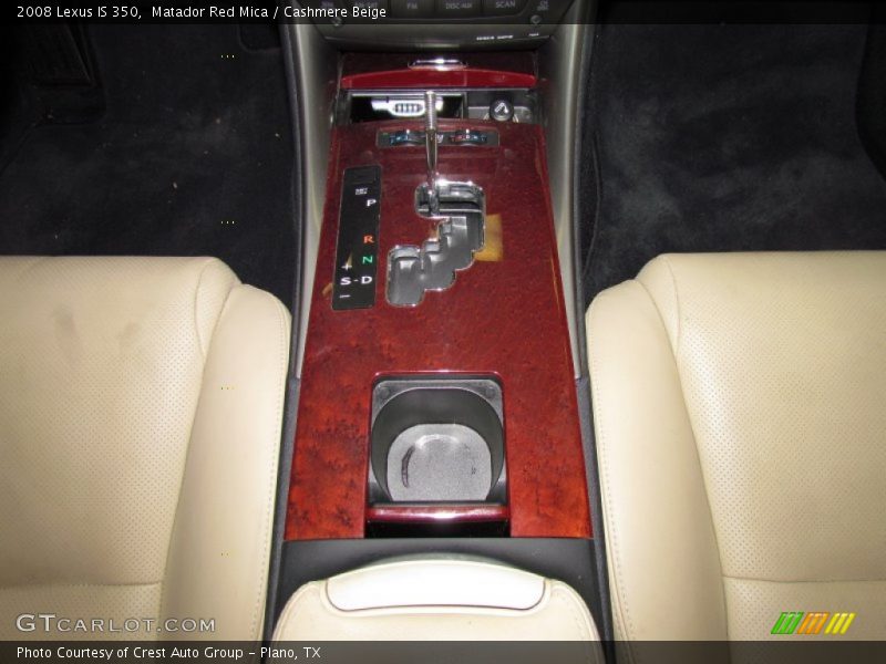 Matador Red Mica / Cashmere Beige 2008 Lexus IS 350