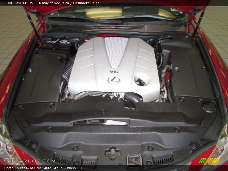 Matador Red Mica / Cashmere Beige 2008 Lexus IS 350