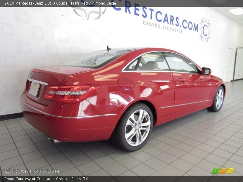 Mars Red / Almond Beige 2010 Mercedes-Benz E 350 Coupe