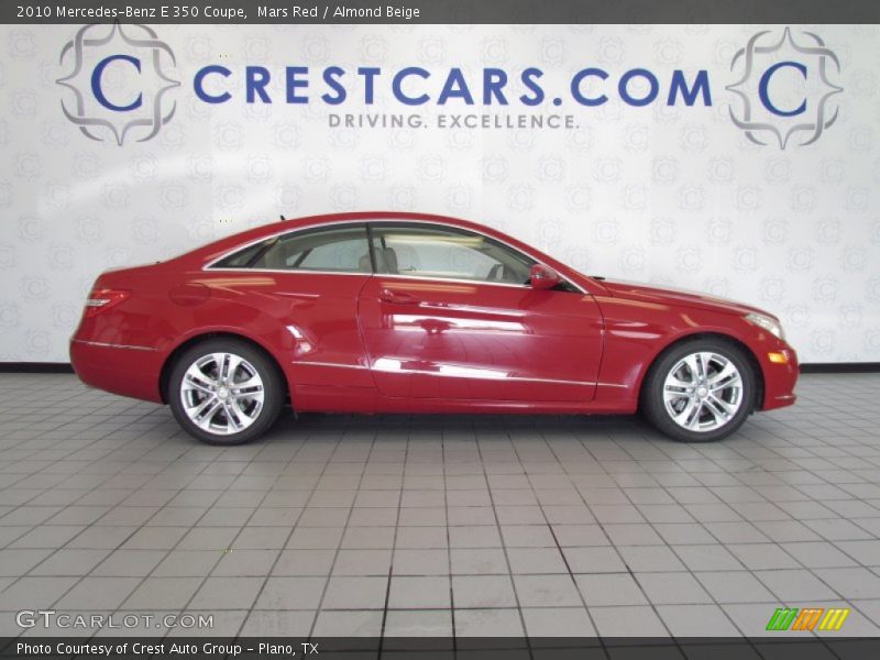 Mars Red / Almond Beige 2010 Mercedes-Benz E 350 Coupe