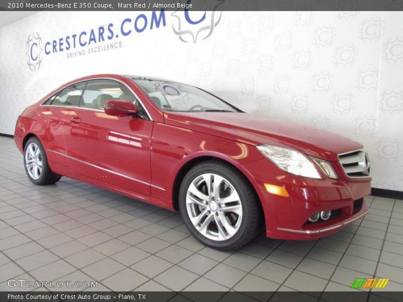 Mars Red / Almond Beige 2010 Mercedes-Benz E 350 Coupe