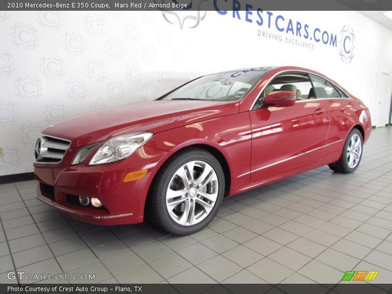 Mars Red / Almond Beige 2010 Mercedes-Benz E 350 Coupe