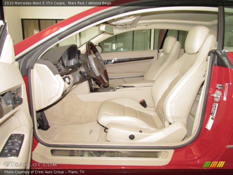 Mars Red / Almond Beige 2010 Mercedes-Benz E 350 Coupe